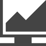 Chart Timeline SVG Icon